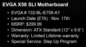 EVGA x58 SLI price
